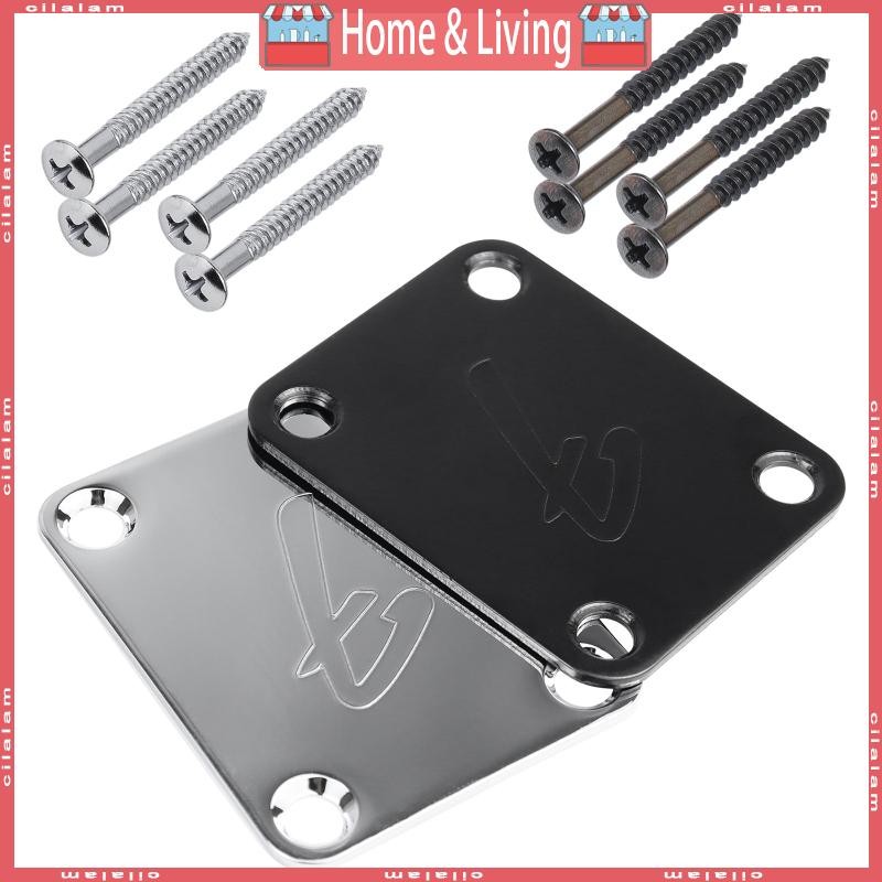 CI Vintage 70s F Logo 4-Bolt จานคอกีต้าร์พร้อมสกรู