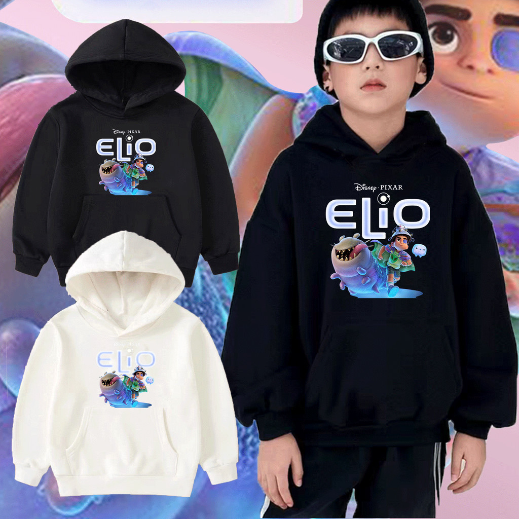 เสื้อฮู้ดดี้เด็ก Disney and Pixar’s #Elio #เอลิโอ”ผ้าฝ้าย Hoodie 120-150