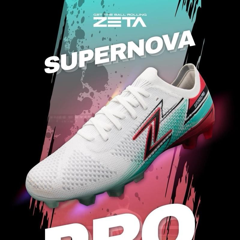 รองเท้าสตั๊ด ZETA SUPERNOVA PRO ZTFSC06 ของแท้ รองเท้าสตั๊ดหุ้มข้อ