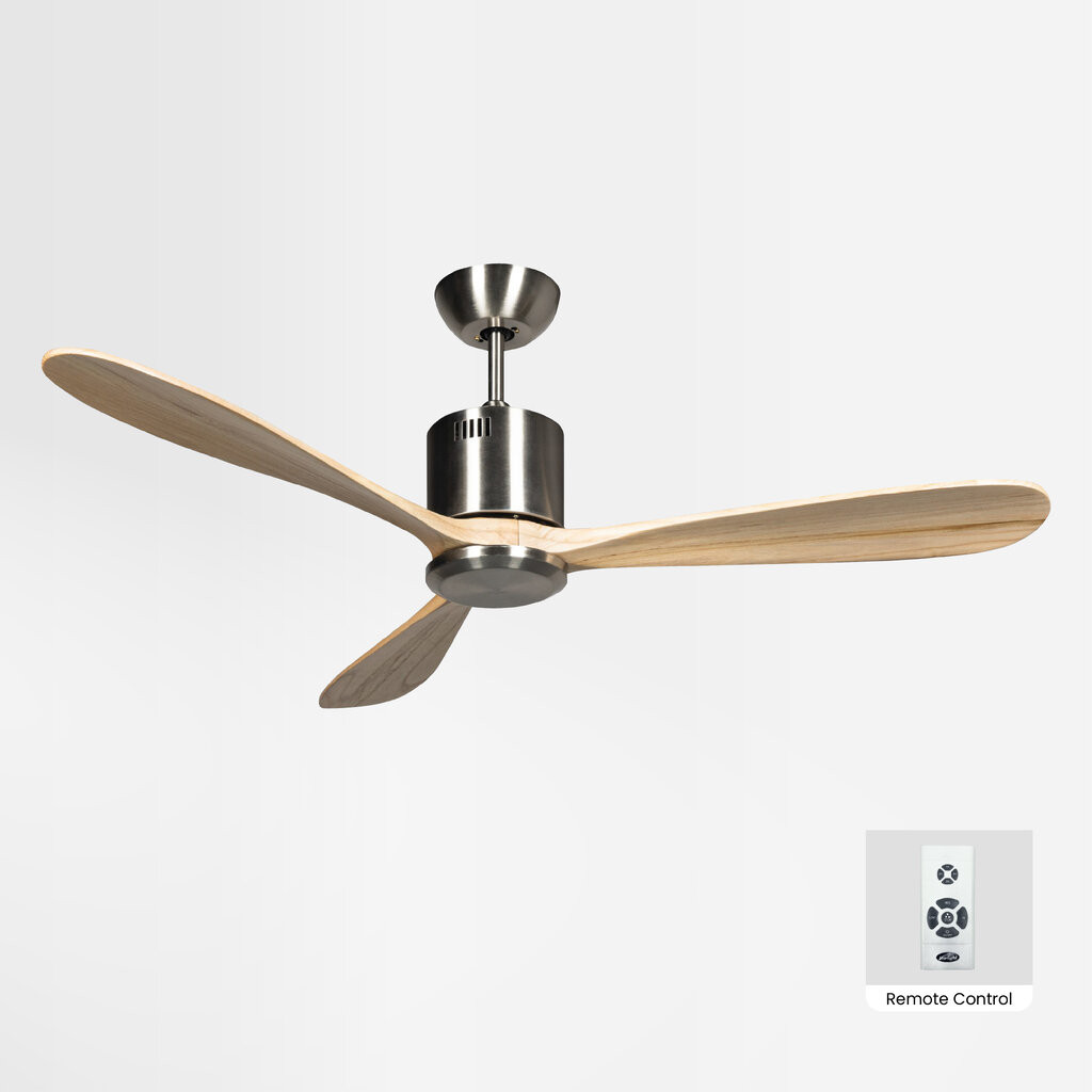 STARLIGHT พัดลมเพดาน S-27 WOOD/BN-Maple/RC 52” (มีท่อ)