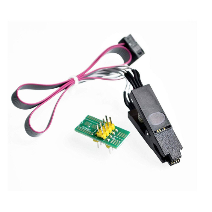 SOIC8 SOP8 Flash Chip IC Test Clips Socket Adpter BIOS/24/25/93 Programmer