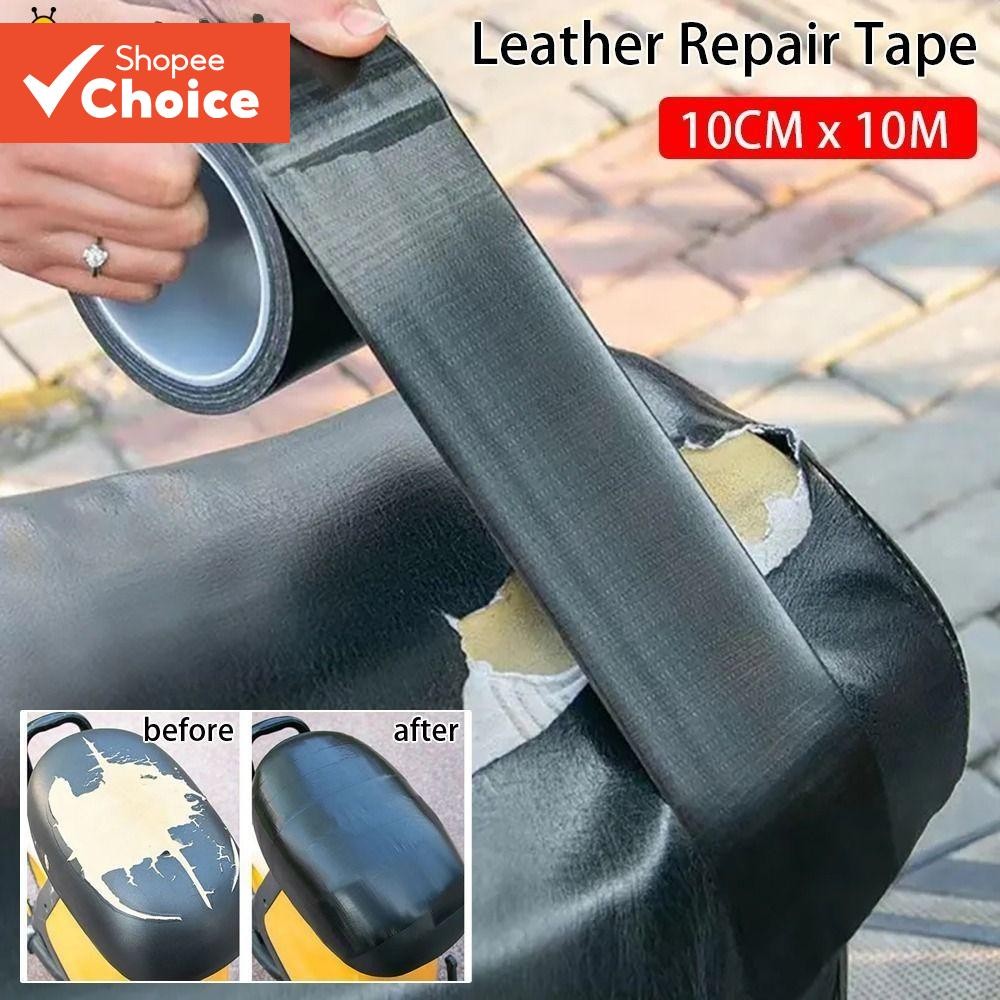 One Roll LEATHER REPAIR TAPE กันน้ํา Self-Adhesive PU Patch สําหรับโซฟารถที่นั่ง Fixes