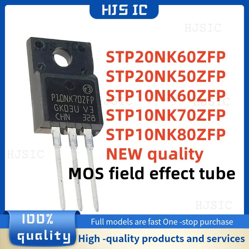 1-5PCS P20NK60ZFP P10NK60ZFP P10NK80ZFP P20NK50ZFP P10NK70ZFP TO-220F ทรานซิสเตอร์ภาคสนาม-เอฟเฟกต์