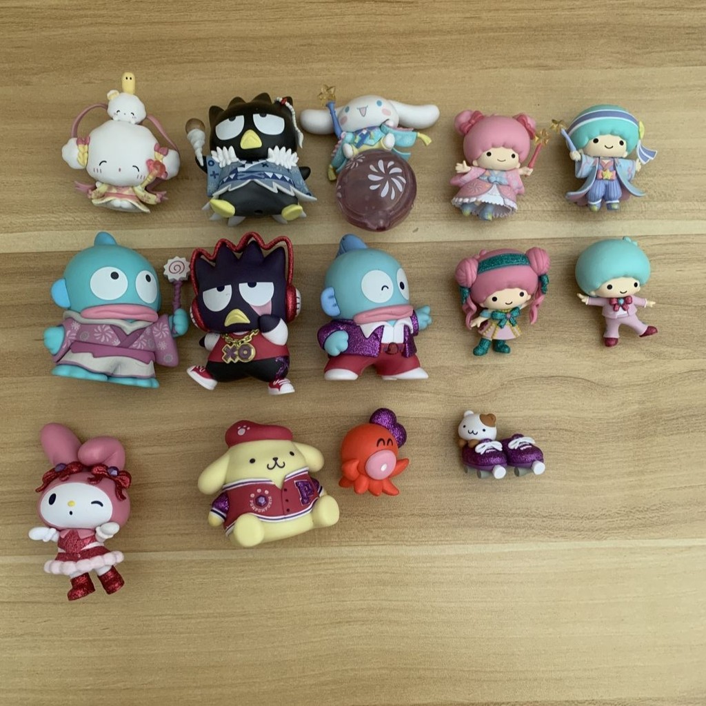 สินค้าจํานวนมากรางวัล Ichiban Melody Gemini Pudding Dog Cool Penguin Mermaid Wheat Big-Eared Dog รูปเครื่องประดับ