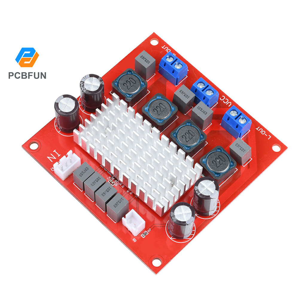 Pcbfun CS8685H Dual Channel Digital Amplifier Board 2 * 75W High-Power DC Single Power Supply DC 5-2