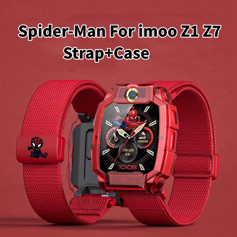 ใหม่ Spider-man สําหรับ imoo Z1 Z7 สายรัด imoo Z7 กรณีสายรัดแม่เหล็ก imoo Z7 กรณี imoo Z1 เคส imoo Z