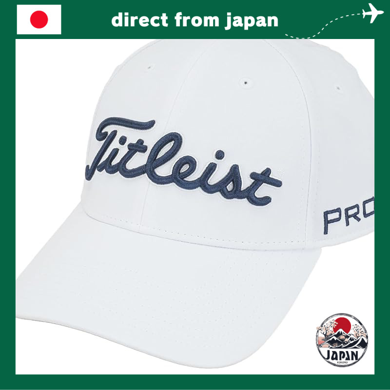 Titleist Men's Tour Performance Cap TH25ATPA – White x Navy
