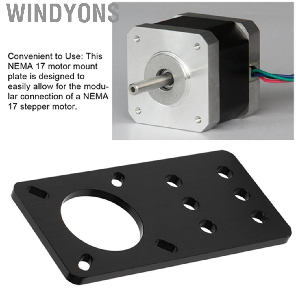 Windyons NEMA17 Stepper Motor Mount Plate ANODIZED ANODIZED ALUMINIM