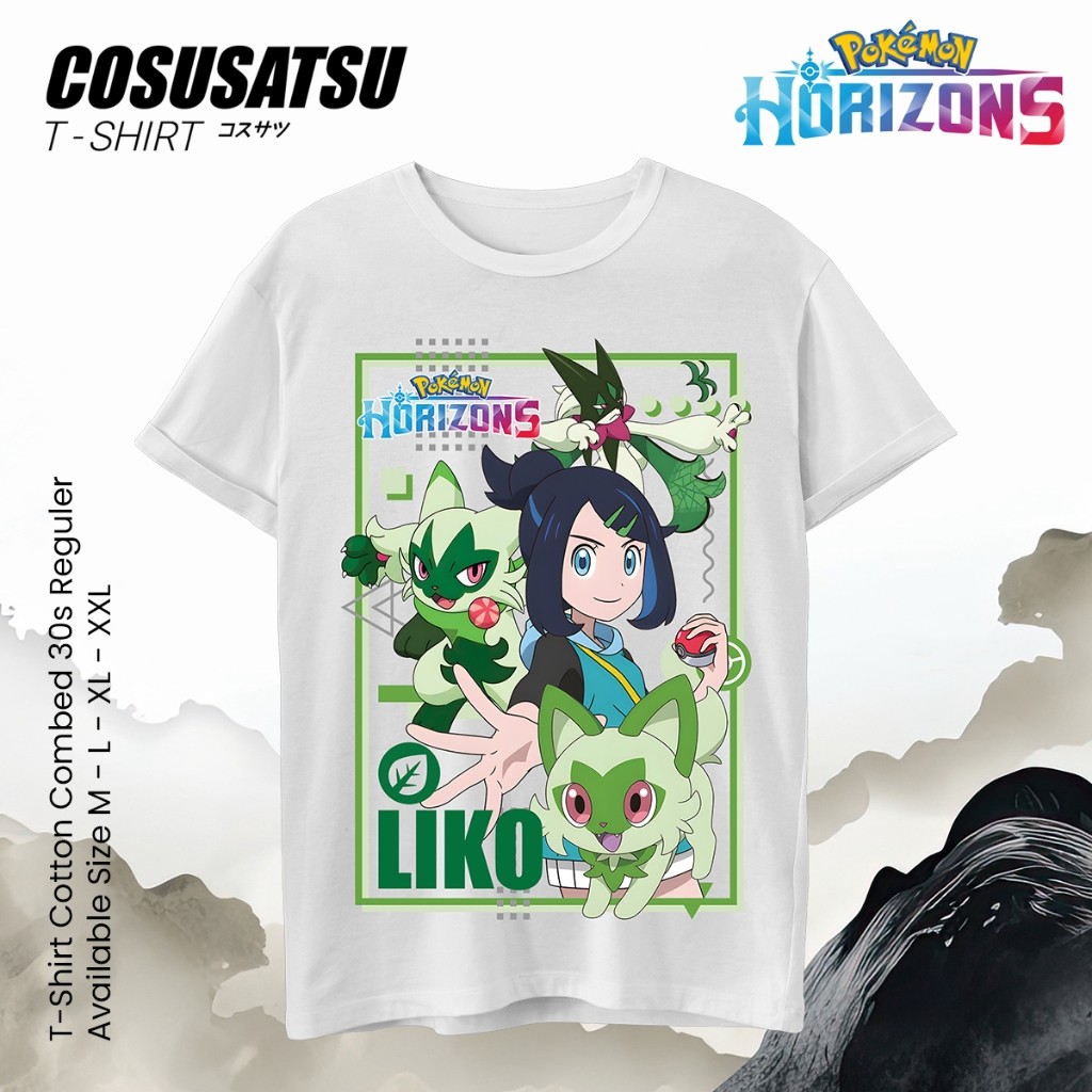 เสื้อยืด Pokemon Horizons Liko