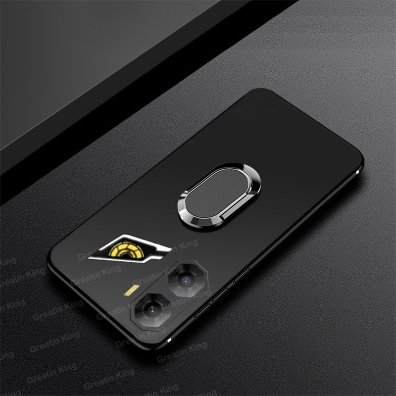 สําหรับ Nubia Neo 3 5G Z2464N/Neo 3 GT 5G Z2465N เคสโทรศัพท์รถแม่เหล็กโลหะผู้ถือแหวนขาตั้งปกหลัง