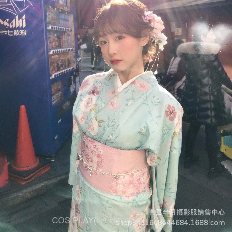 [พร้อมสต็ockขายร้อน] ใหม่สไตล์กิโมโนญี่ปุ่นปรับปรุงแบบดั้งเดิมอย่างเป็นทางการสำหรับ📸📸getYugaTaชุ - รูปที่ 2