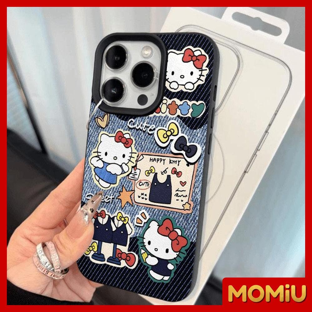 MOMiU - เข้ากันได้สำหรับ เคสไอโฟน11 เคส iphone 16 Pro Max 7Plus XR 12 13 14 15 เนื้อหนัง TPU แบบด้าน ลูกแมวน่ารักกับโบว์