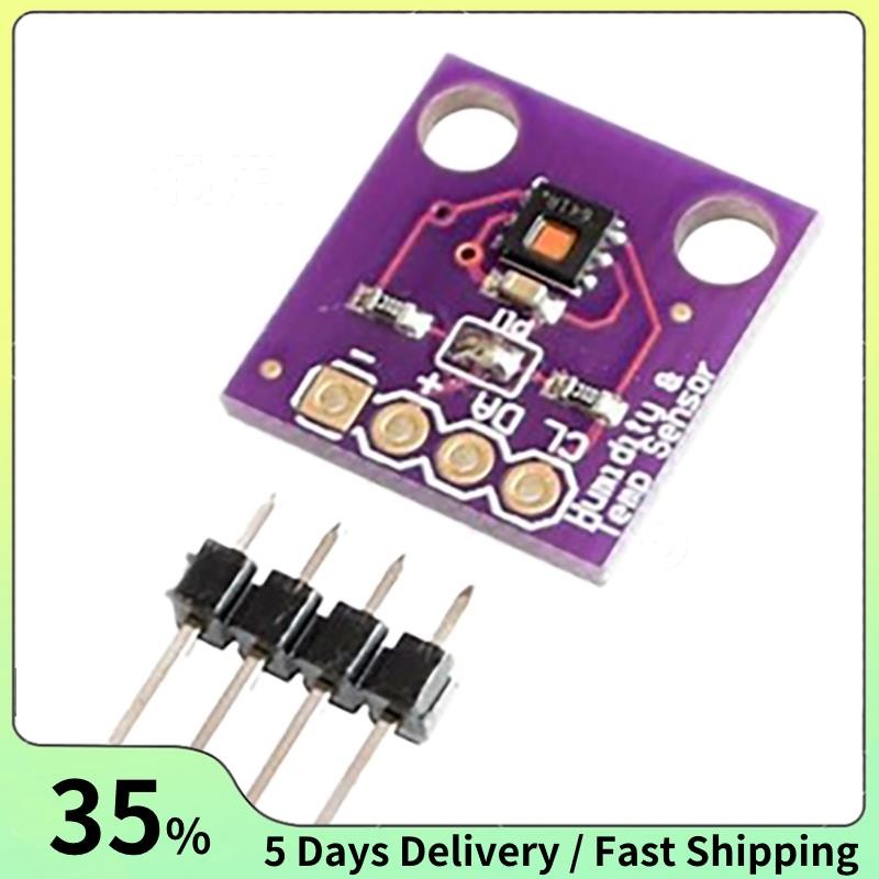 โมดูลเซ็นเซอร์ HDC1080,เซ็นเซอร์ความชื้นอุณหภูมิความแม่นยําสูง -โมดูล 213V-HDC1080