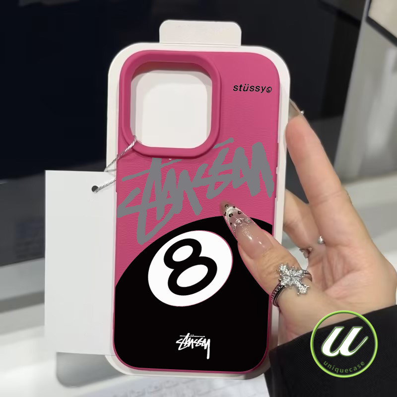 อินเทรนด์ยี่ห้อการ์ตูน 8 ตัวอักษรกราฟิกเย็น เคส IPhone 12 14 11 16 13 15 Pro Max 8Plus XS Max 7Plus X 7 8 XR 14 15 Plus - ภาพย่อย 4