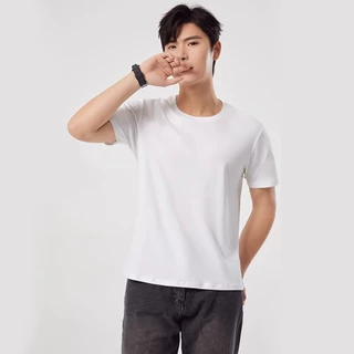 mm88_home8 เสื้อยืด เสื้อยืดคอกลม ผ้านุ่ม ใส่สบาย ผ้าไม่บาง มินิมอล สีพื้น ชาย/หญิง ใส่ได้ทุกเพศ NN