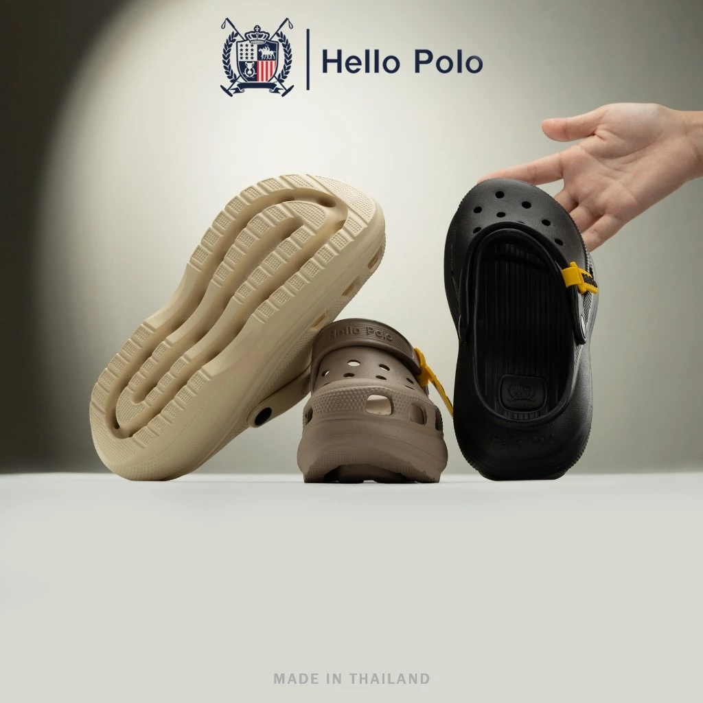 Hello Polo รองเท้าหัวโต รุ่น HP8052 พื้นหนา 6 CM ยาง EVA thumbnail 4