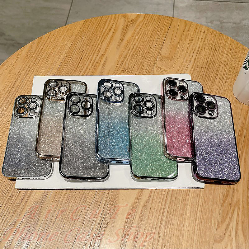 เคส กันกระแทก แบบใหม่ กากเพชร สําหรับ iPhone 16Promax 17 15Promax 14Promax 13Promax  11 13 / 14 / 15 / 16 / 16Pro 028
