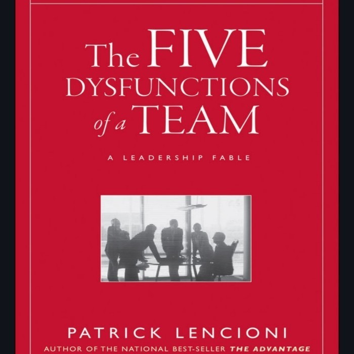 หนังสือ Five Dysfunctions of a Team A