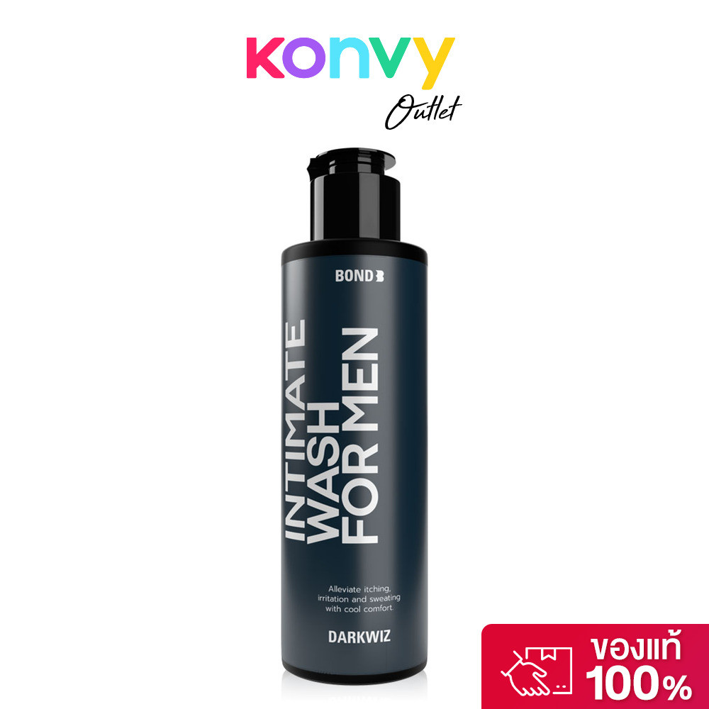 BOND Men's Intimate Wash 130ml บอนด์ ผลิตภัณฑ์ทำความสะอาดเฉพาะที่สำหรับผู้ชาย.
