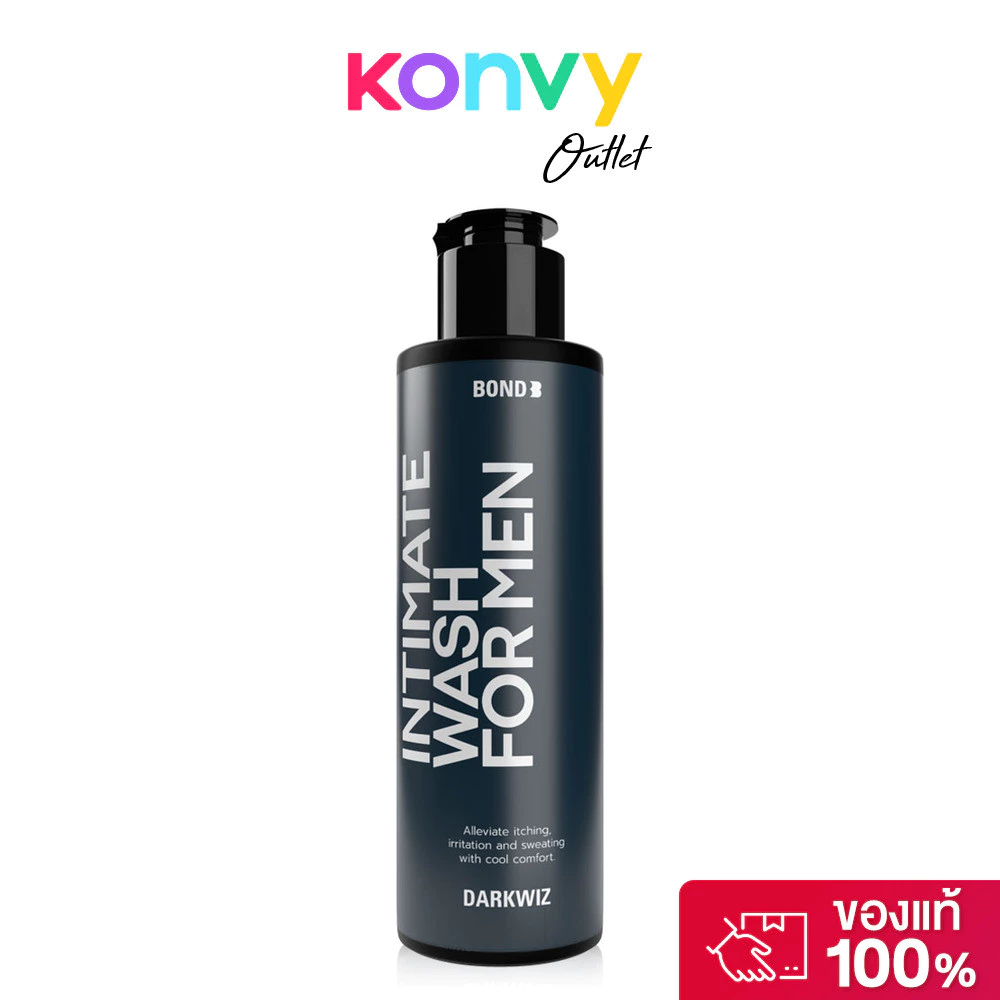 BOND Men's Intimate Wash 130ml บอนด์ ผลิตภัณฑ์ทำความสะอาดเฉพาะที่สำหรับผู้ชาย.