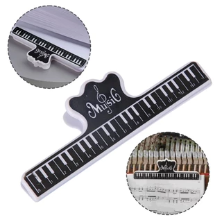 ของมาใหม่！คลิปหนีบกระดาษเปียโน 15CM คลิปหนีบสมุดโน้ตเพลง ที่หนีบโน้ต แบบพลาสติก