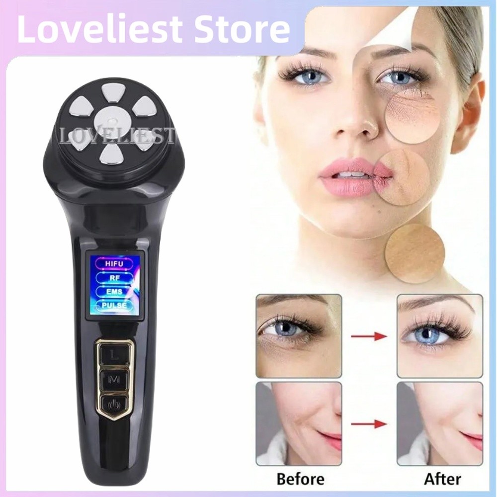 Mini HIFU 4 IN 1 Face Lifting เครื่อง Slim Face ปรับกระชับผิว, MINI HIFU เครื่องสําหรับผู้หญิง Face 