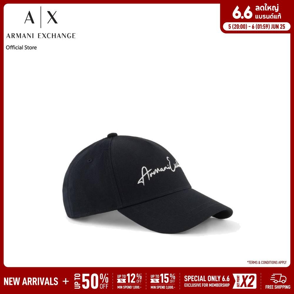 Armani Exchange หมวกผู้ชาย รุ่น 954224-CC516-14439 สี Navy Blue