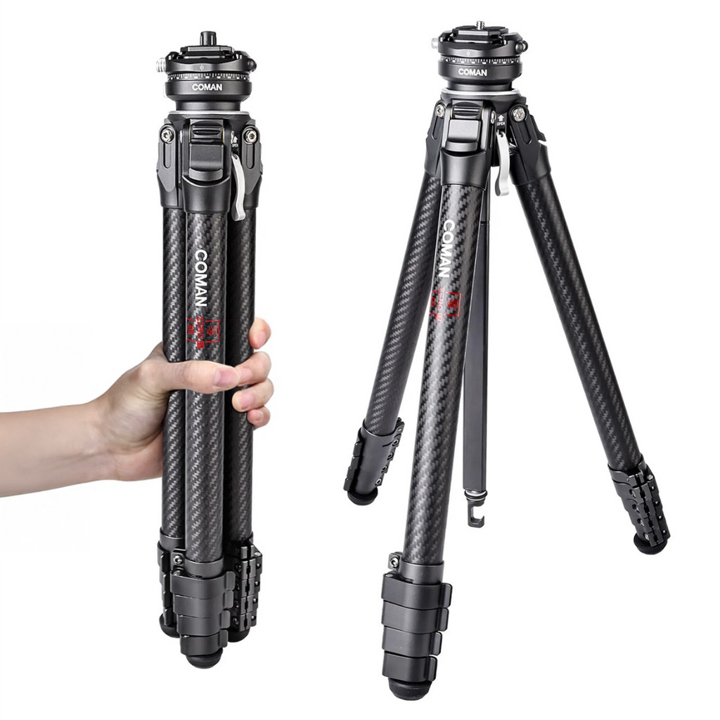 Coman Zero F38 Professional Travel Carbon Fiber Tripod with Arca Ball Head & DJI Quick Release ประกันศูนย์ไทย - รูปที่ 2