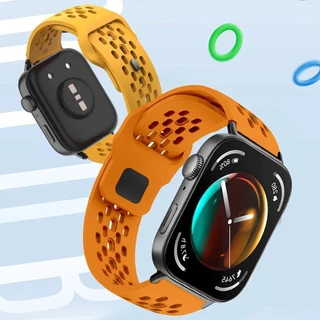 สายซิลิโคนสําหรับ Huawei Watch Fit 5/5 Pro/Fit 4/4 Pro/Fit 3 ระบายอากาศ อุปกรณ์เสริม