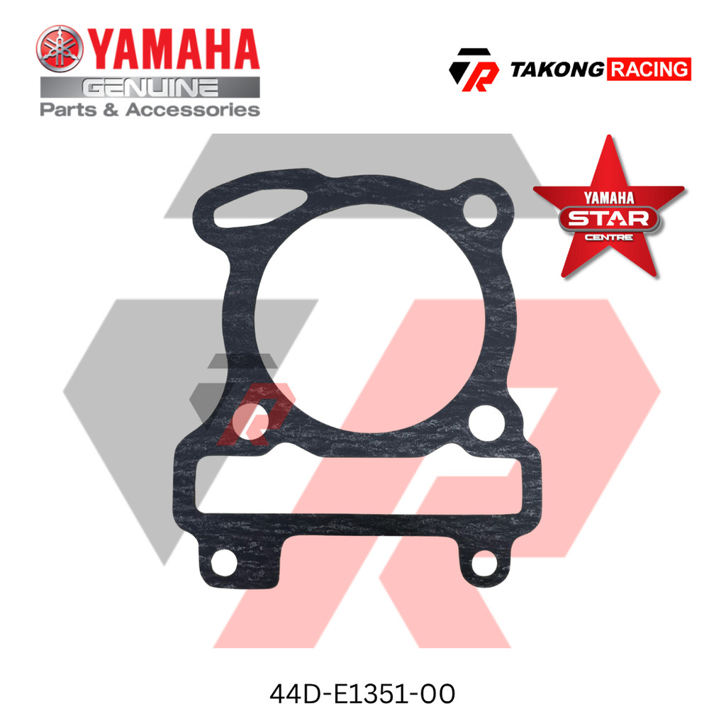 YAMAHA 44D-E1351-00 GASKET, CYLINDER (2BR1)