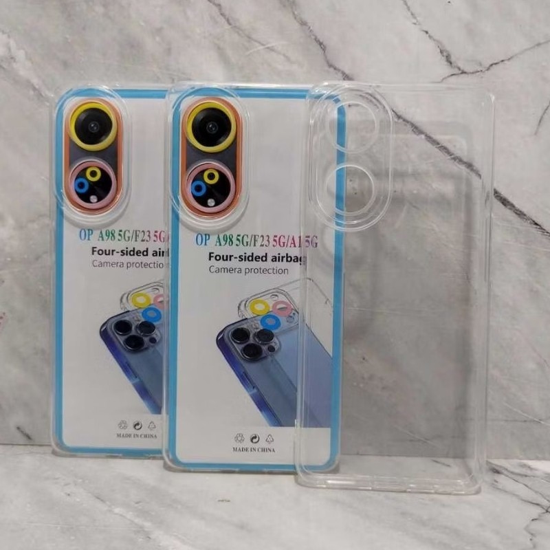 เคสใส AirBag Armor Oppo A78 4G A83 A98 5G เคสซิลิโคนใสป้องกัน + กล้อง