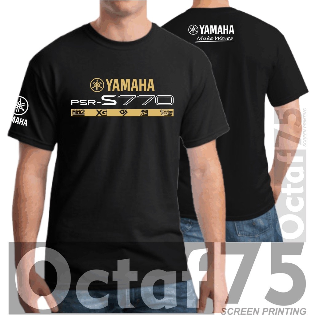 เสื้อยืดคีย์บอร์ด Yamaha Psr-s770 (แขนสั้น)