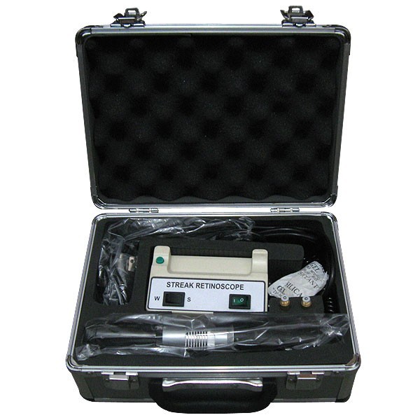 เดสก์ท็อปสายไฟ Link Streak Retinoscope YZ24 หลอดฮาโลเจน Retinoscope YZ24 220V Euro Plug