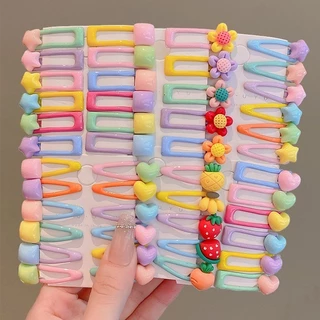 ชุดกิ๊บติดผมสําหรับเด็ก 12 ชิ้น แฟชั่นเกาหลี น่ารัก เครื่องประดับผม