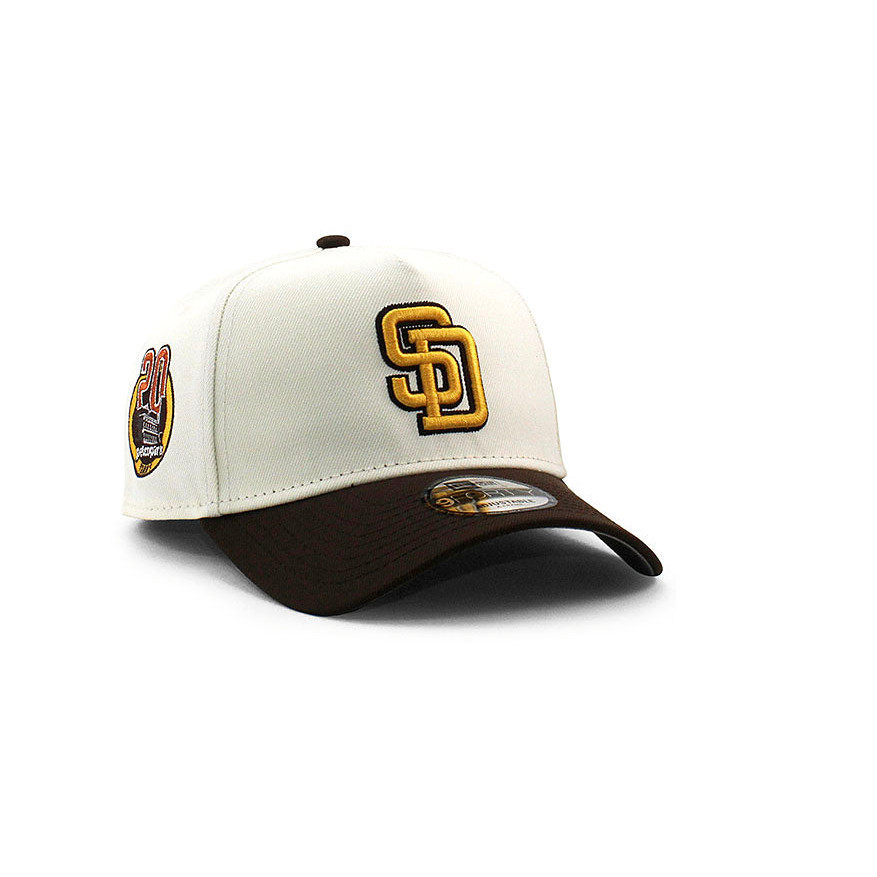 ถ่านหัวเข็มขัดERA HATS สไตล์San Diego Padres พิเศษPetco ParkEdition ดีไซน์A-FRAMEสีครีมท้องเทียมดำ
