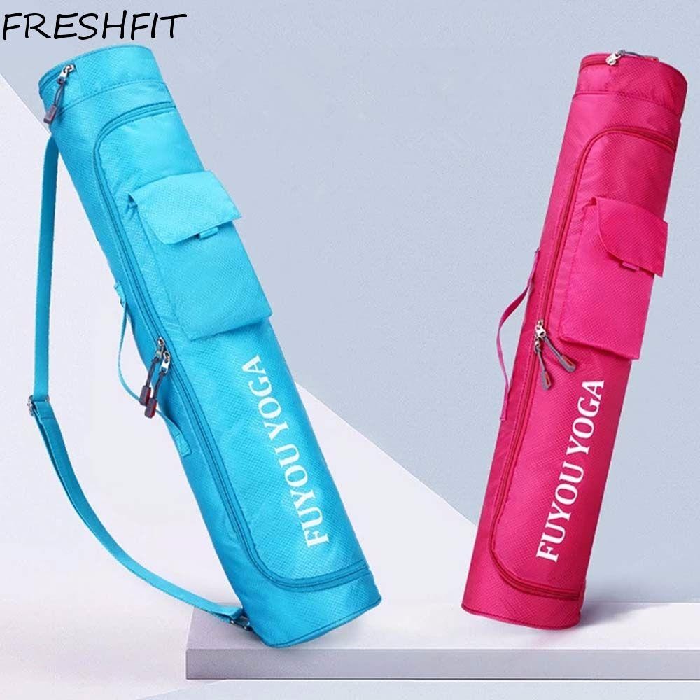 FRESHFIT เสื่อโยคะพร้อมกระเป๋าใส่อุปกรณ์โยคะ กันน้ำ สำหรับกลางแจ้ง และKnapsackCarrier
