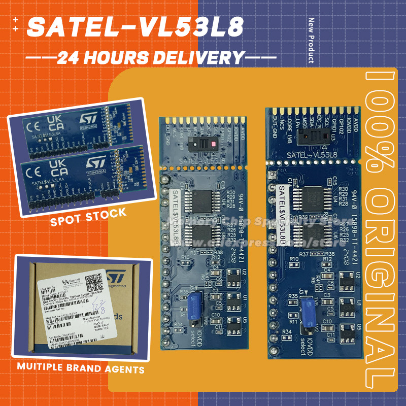 1ชิ้น/ล็อต! SATEL-VL53L8 VL53L8CX ToF มีตั้งแต่ STM32 Nucleo บอร์ดประเมินบอร์ดพัฒนาใหม่