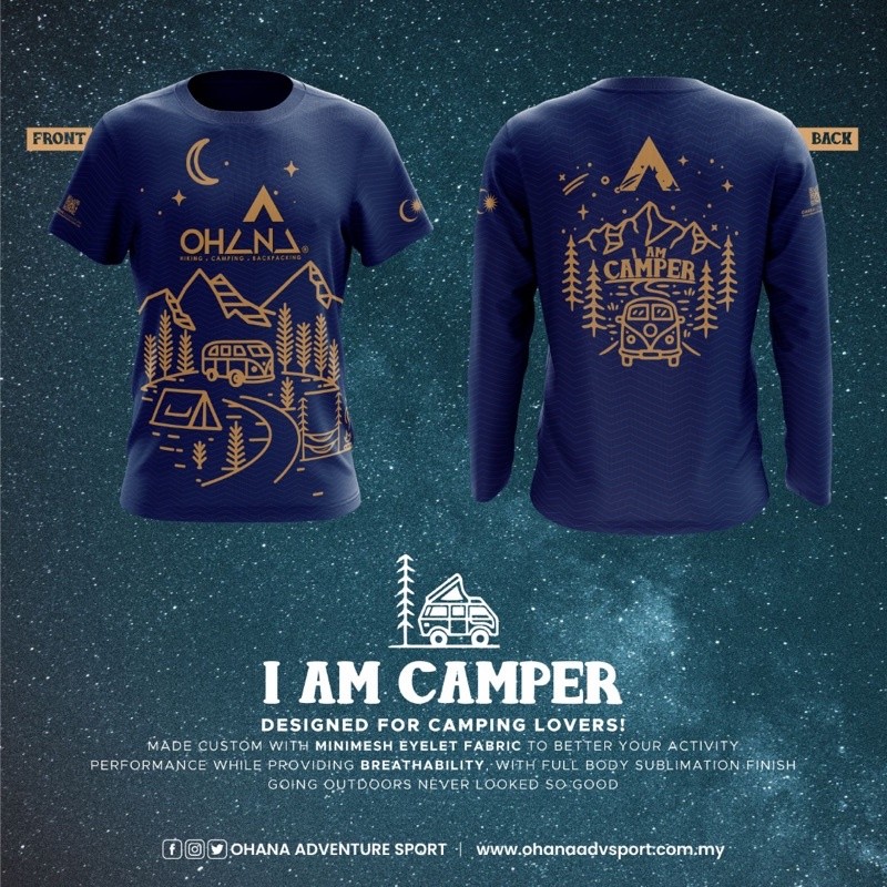 พร้อมส่ง เสื้อยืด IM Camper Microfibre by Ohana