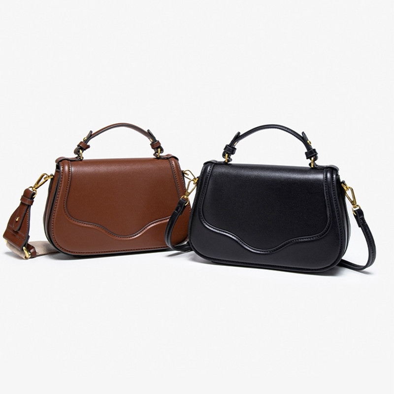 กระเป๋าสะพายข้างแฟชั่นผู้หญิง Zara แบบเรียบง่าย