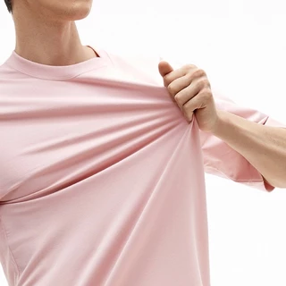 เสื้อยืดคอกลมแขนสั้น ผ้านิ่มมาก ไม่หดไม่ย้วยไม่ต้องรีด unisex สีทึบ Oversize