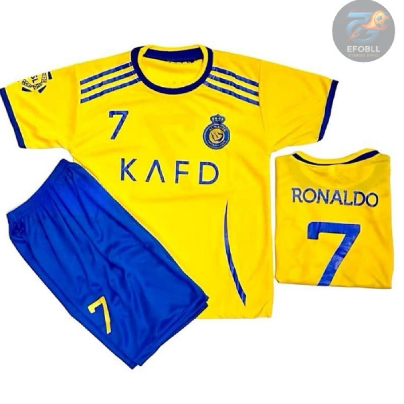 - โรนัลโด้ ชุดฟุตบอลเด็กเสื้อฟุตบอลเด็ก 1-15 ปีกีฬากลางแจ้ง -