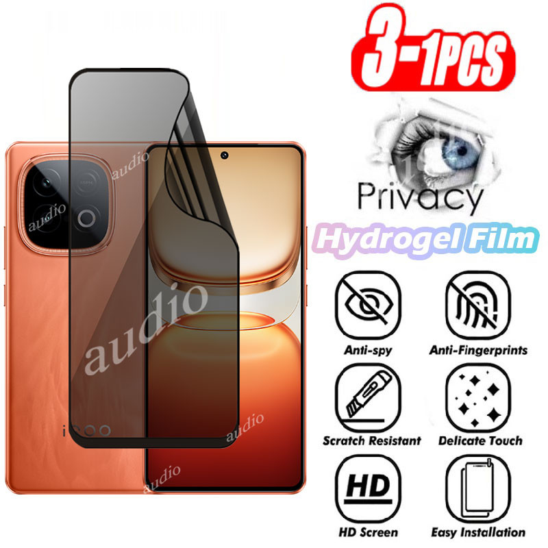 Iqoo neo 10 5G 1-3 ชิ้น Anti-Spy Hydrogel ฟิล์มสําหรับ Vivo iqoo neo 10 neo10 5G Full Coverage Soft 