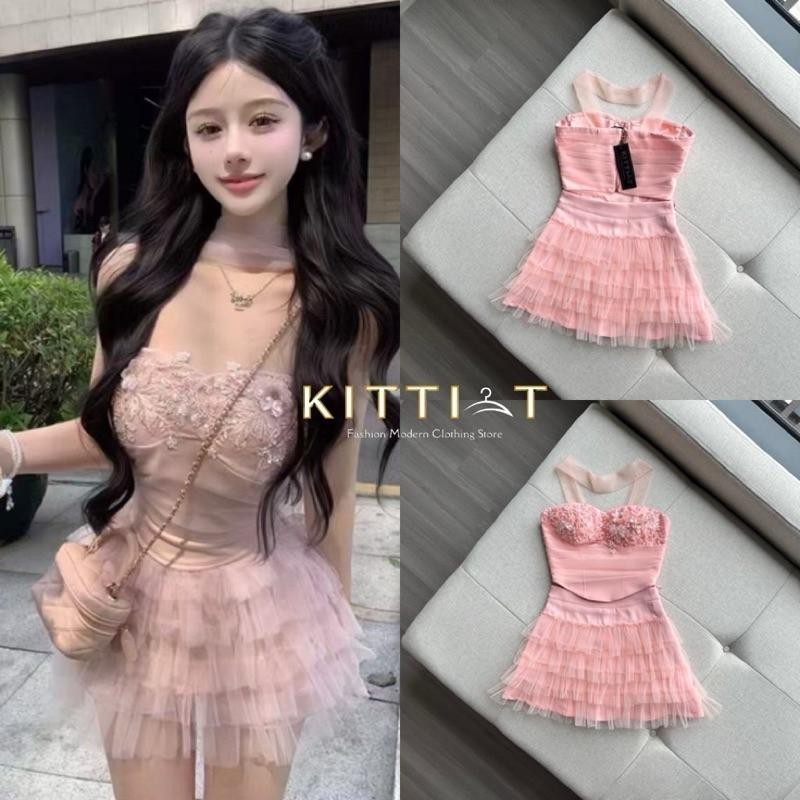 Shop_DD (พร้อมส่ง) kitti135 136 Set 2 ชิ้น สวย หวาน แซ่บ ครบจบ