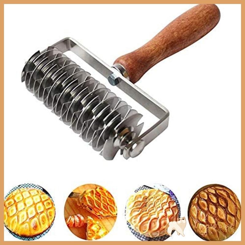 WOW Lattice Roller Cutter Pastry Cutter Roller DIY Baking Tool สําหรับ Dought คุกกี้พาย