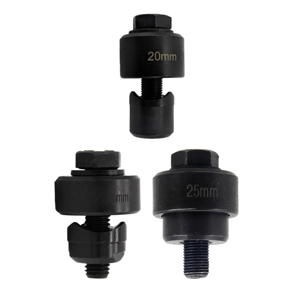 [utruiut] แผ่นโลหะ Punch Hole Punch Heavy Duty Hole Cutter Conduit Punch Die Set คู่มือ