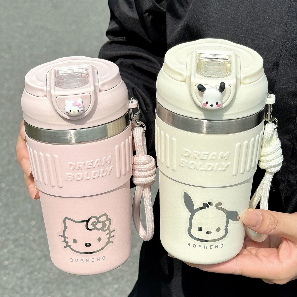 Hello Kittyถ้วยกาแฟน่ารักสาว316ถ้วยเก็บความร้อนสแตนเลสนักเรียนโรงเรียนเครื่องดื่มคู่ถ้วยเก็บความเย็น/hdgx - รูปที่ 4