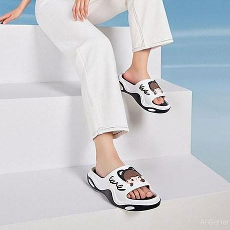 【 ส่งในไทย 】รองเท้าแตะแบบสวม ลายการ์ตูนน่ารัก พื้นนุ่มใส่สบายไม่เจ็บเท้า พร้อมส่งในไทย รูปที่ 7