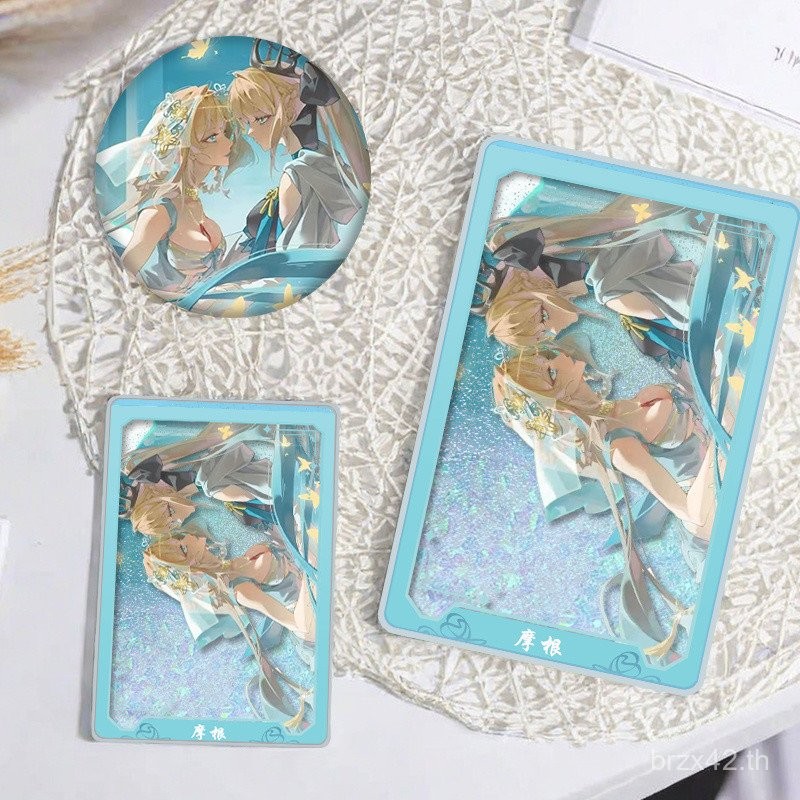 Morgan Le Fay ของพรีเมียม FGO มอร์แกน ทรายไหล ป้ายไพ่นกกระจอก ขาตั้งอะคริลิคของขวัญวันเกิด ❤ ❤badge,
