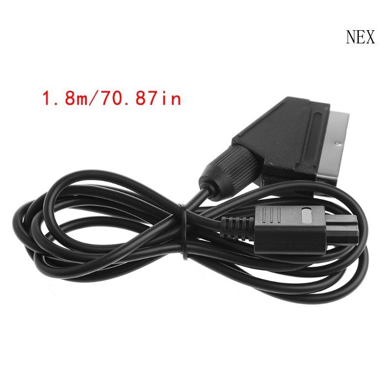 1.8M/6FT Scart Cable AV TV Video For SNES Game  N64 for NGC Console