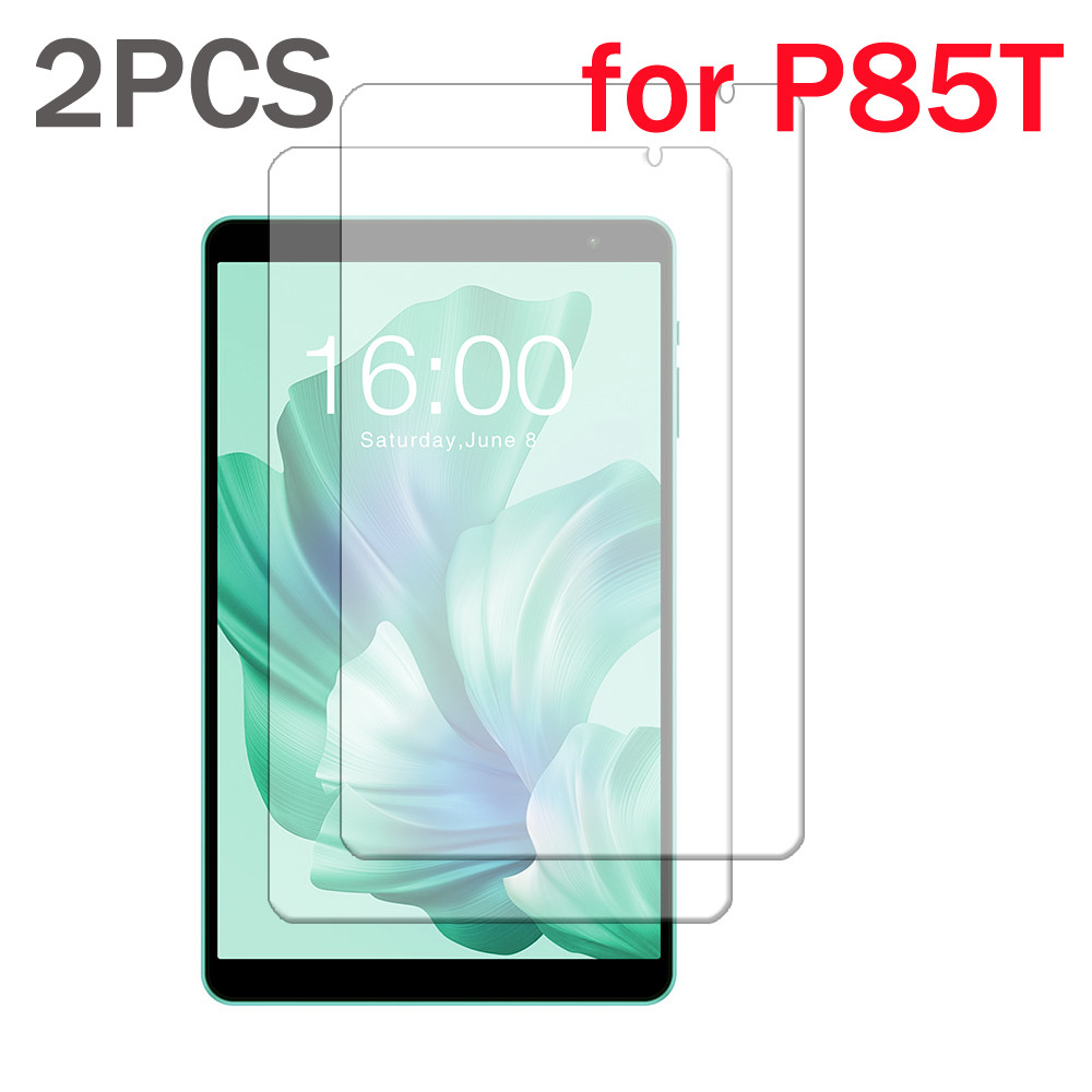 2PCS แก้วสําหรับ Teclast P85T Scratch Proof กระจกนิรภัยป้องกันหน้าจอแท็บเล็ตป้องกันฟิล์ม